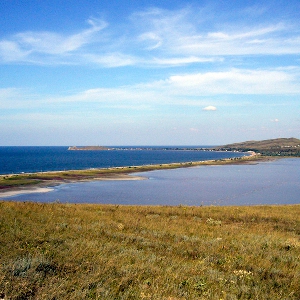 Керченский полуостров. Озеро Чокрак